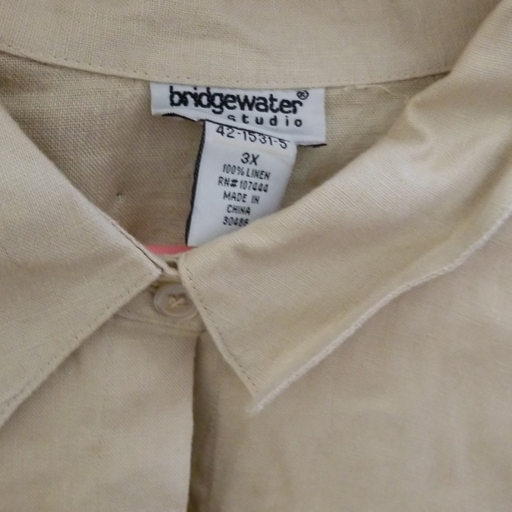 Ladies Linen  long sleeve  blouse